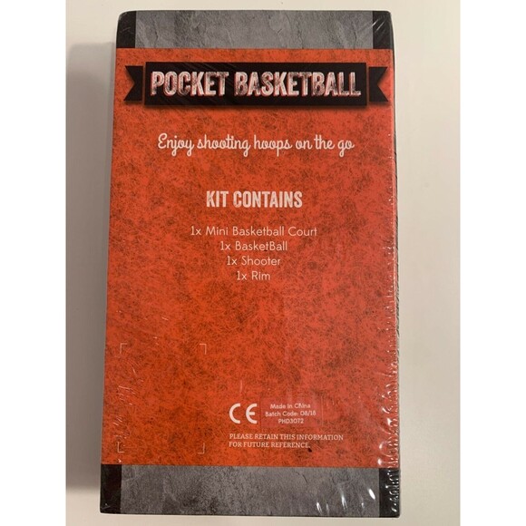 George Hardy Basketball Miniature Basketball Pocket Game Fidget Desk NEW SEALED - Picture 3 of 4